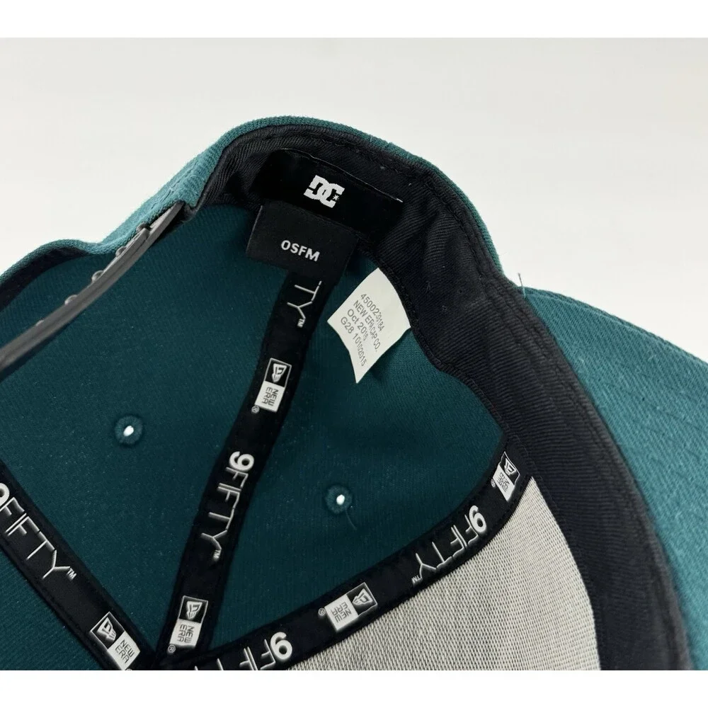 DC Shoes X New Era Snapback hat 9Fifty RARE OLDER STYLE Skating skateboard